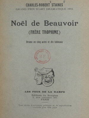 cover image of Noël de Beauvoir (Frère Trophime)